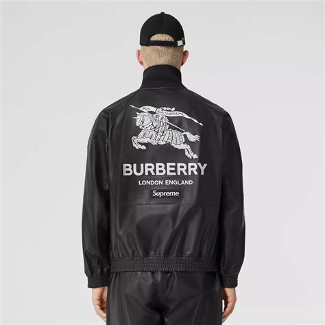 supreme burberry collab|burberry supreme track jacket.